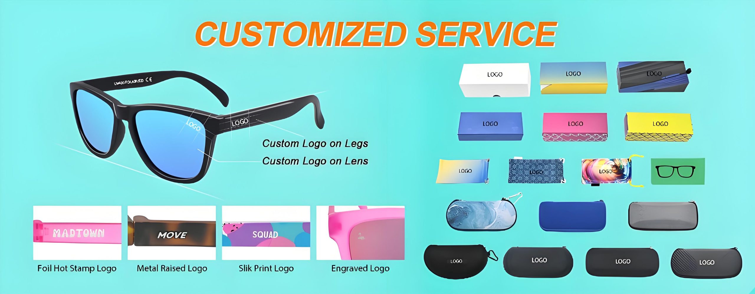 Sunglasses custom Logo
